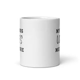 My Boss Loves Me More - White Glossy Mug