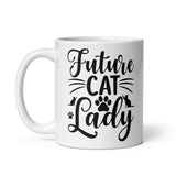 Future Cat Lady - White Glossy Mug