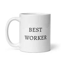 Best Worker - White Glossy Mug