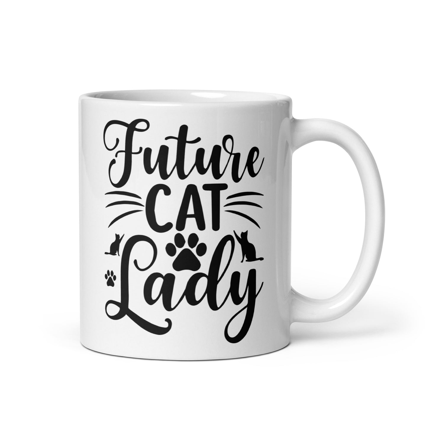 Future Cat Lady - White Glossy Mug