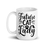 Future Cat Lady - White Glossy Mug