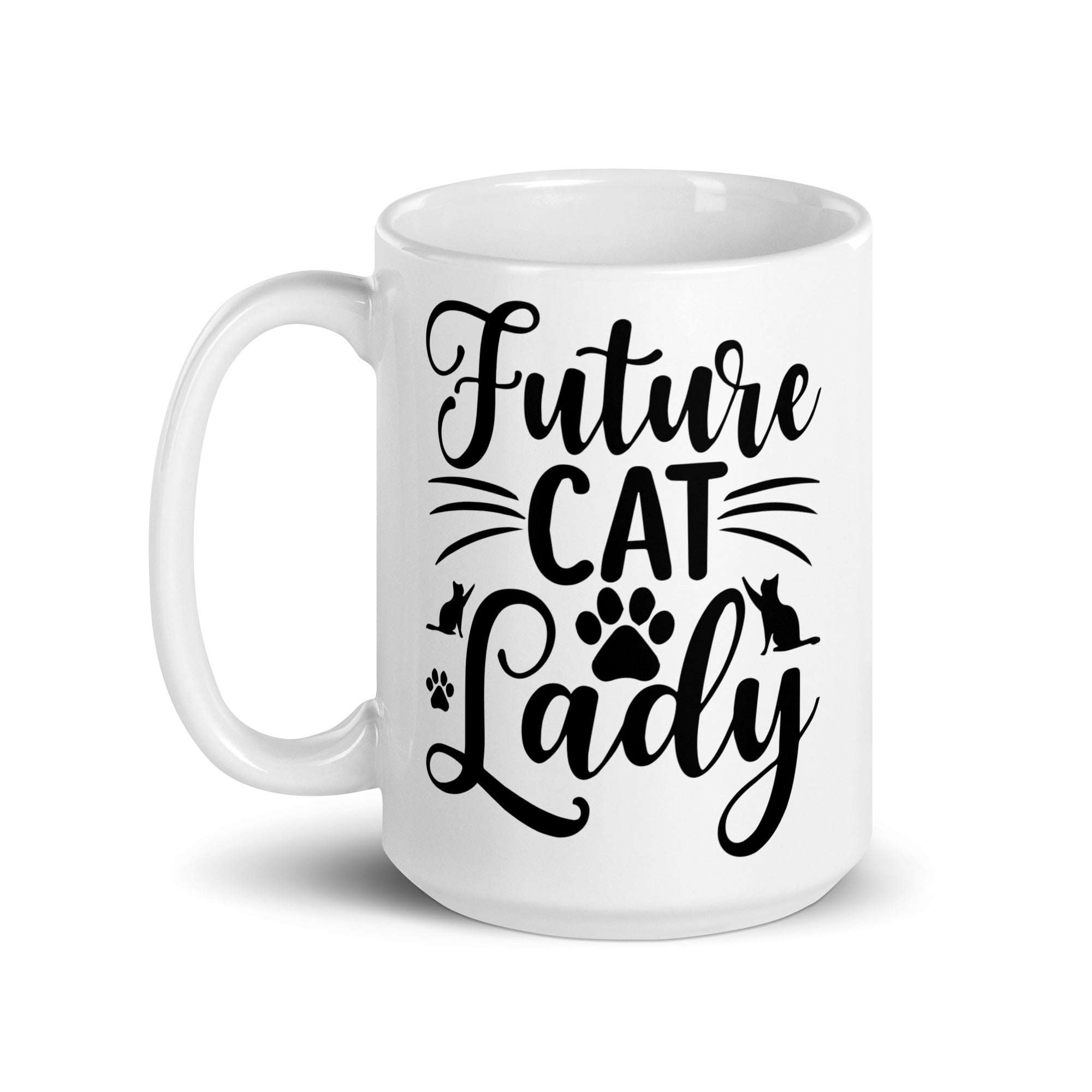 Future Cat Lady - White Glossy Mug