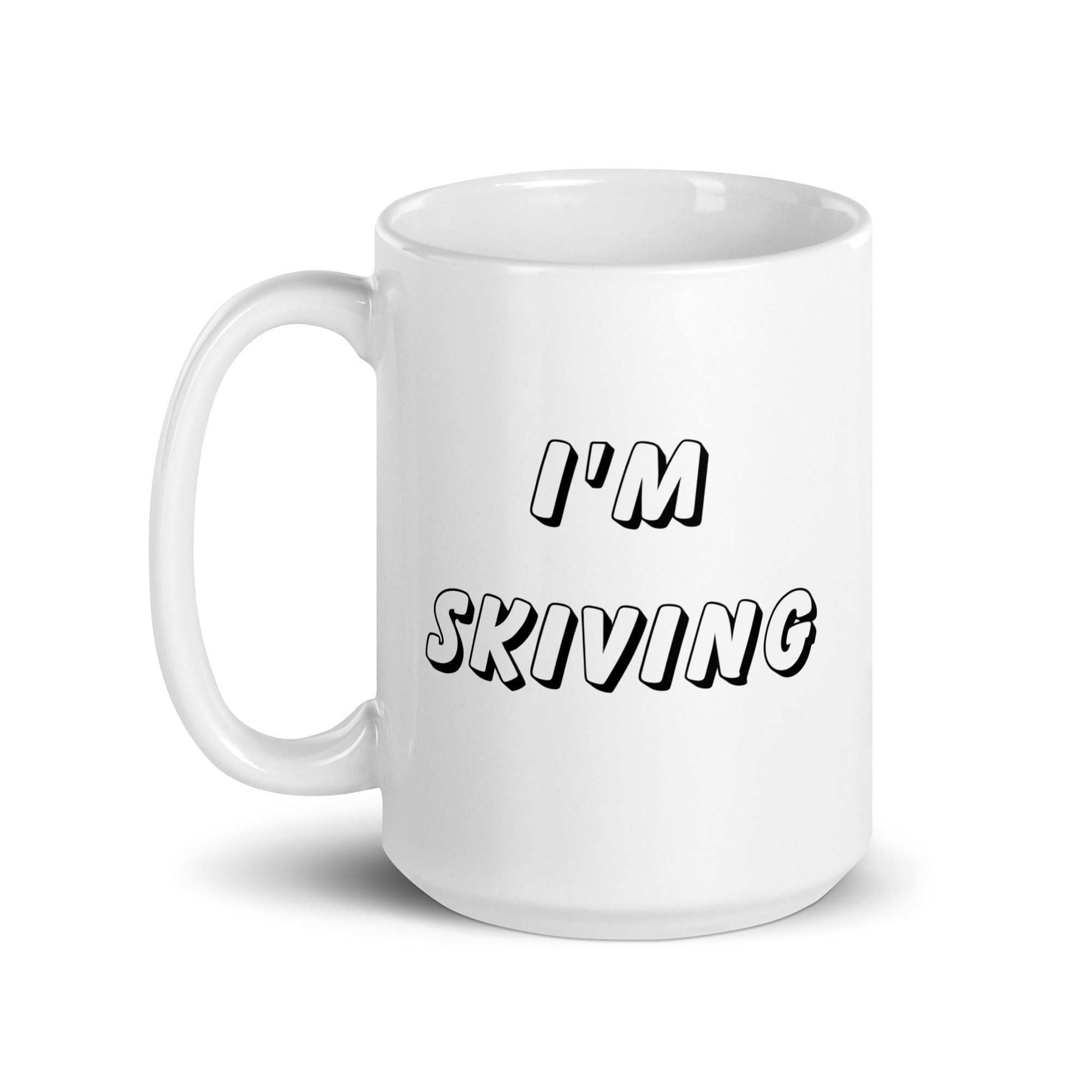 I'm Skiving - White Glossy Mug