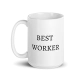 Best Worker - White Glossy Mug