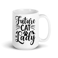 Future Cat Lady - White Glossy Mug