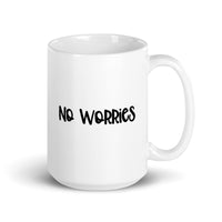 No Worries - White Glossy Mug