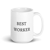 Best Worker - White Glossy Mug